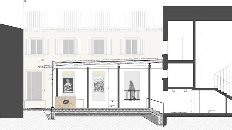 Extension de la Mairie de Grignan - agence postale communale - par DJAA Architectes