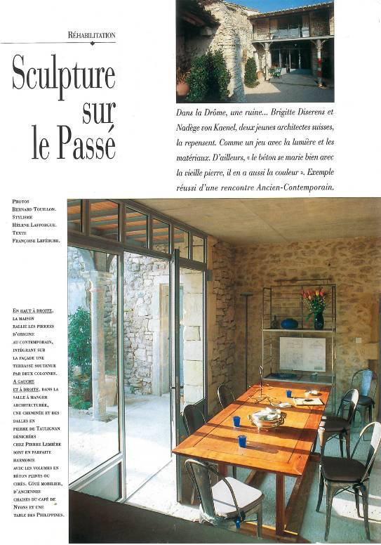 Parution média de DJAA Architectes à Grignan